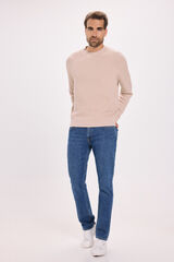 Jack & Jones Camisola básico de malha liso Tostado