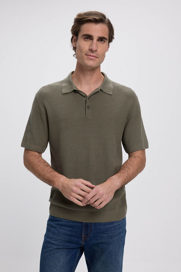Jack & Jones Camisa polo de malha regular fit Cinzento