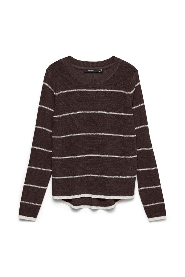 Vero Moda Camisola de gola redonda Castanho