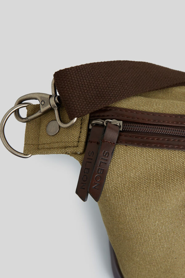 Silbon Silbon casual khaki travel bag Green