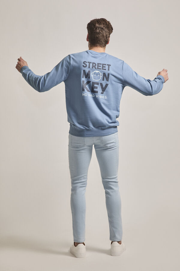 Street Monkey Calça denim skinny fit Azul