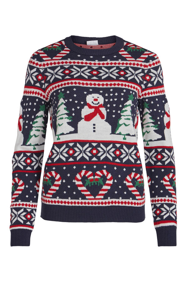 Vila Jersey Christmas Azul marino