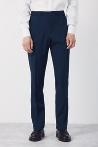 Cortefiel Dynamic blue checkered trousers