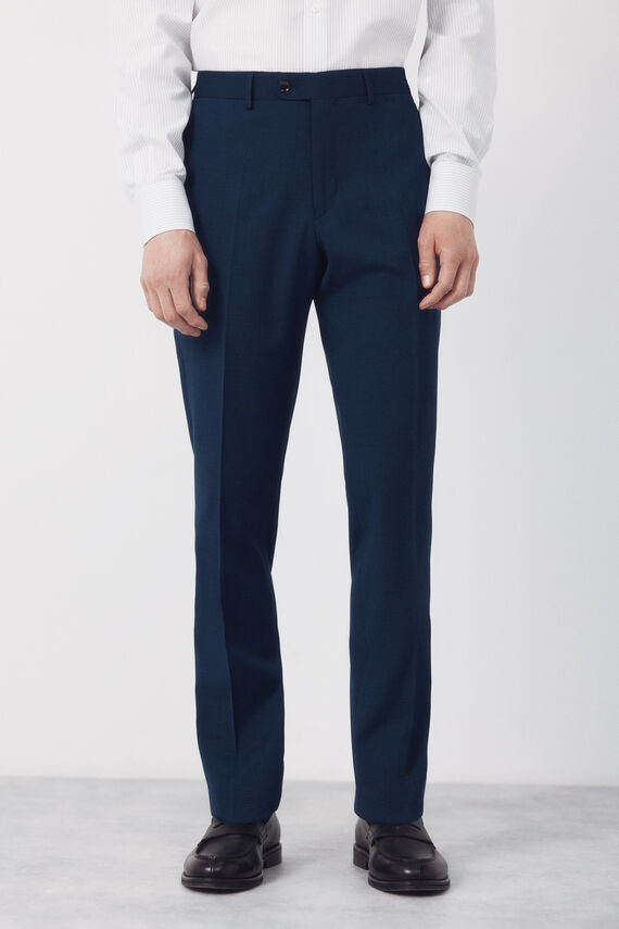Pantalón traje dynamic cuadro azul