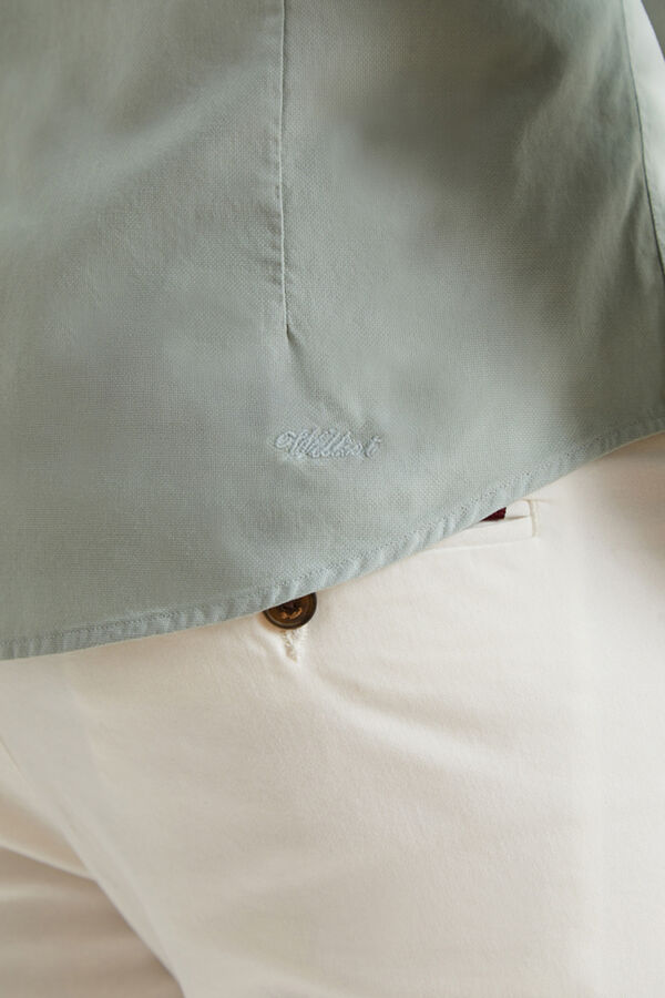 Williot Camisa Verde Micro Estrutura Verde