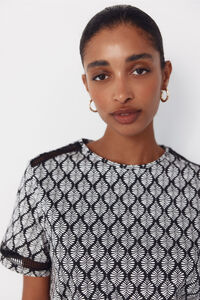 Cortefiel Camiseta com detalhe de bainha