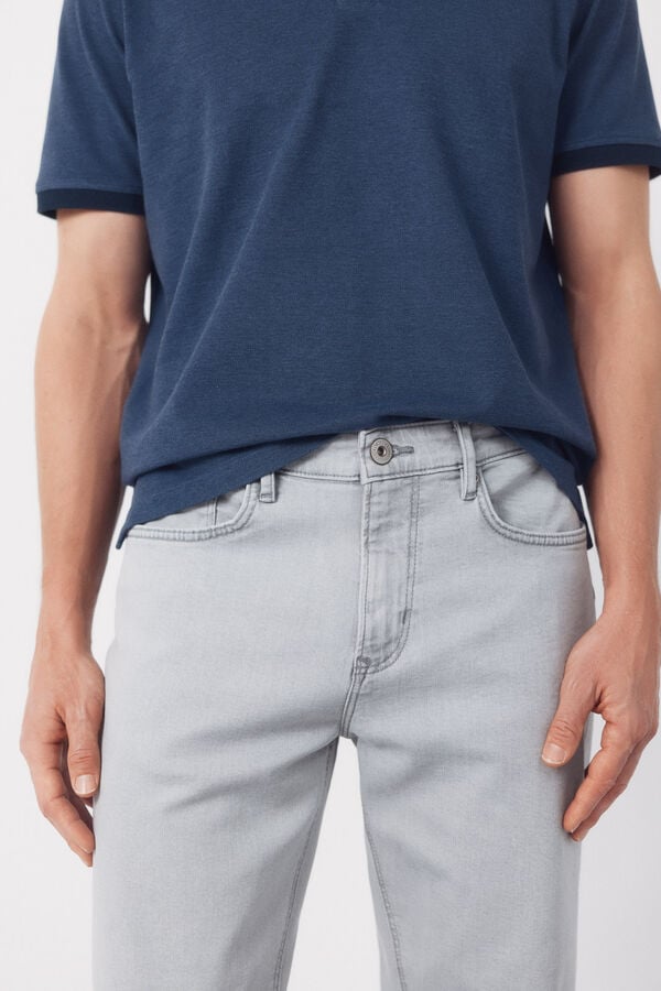 Cortefiel Regular fit jeans Grey
