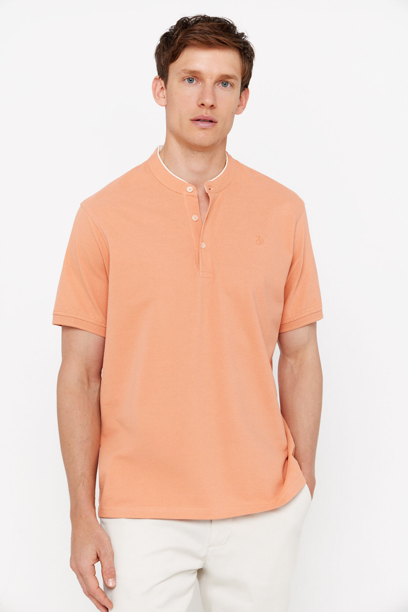 Polo cuello mao Polos de hombre Cortefiel