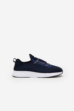 Cortefiel Recycled fabric sneaker Navy