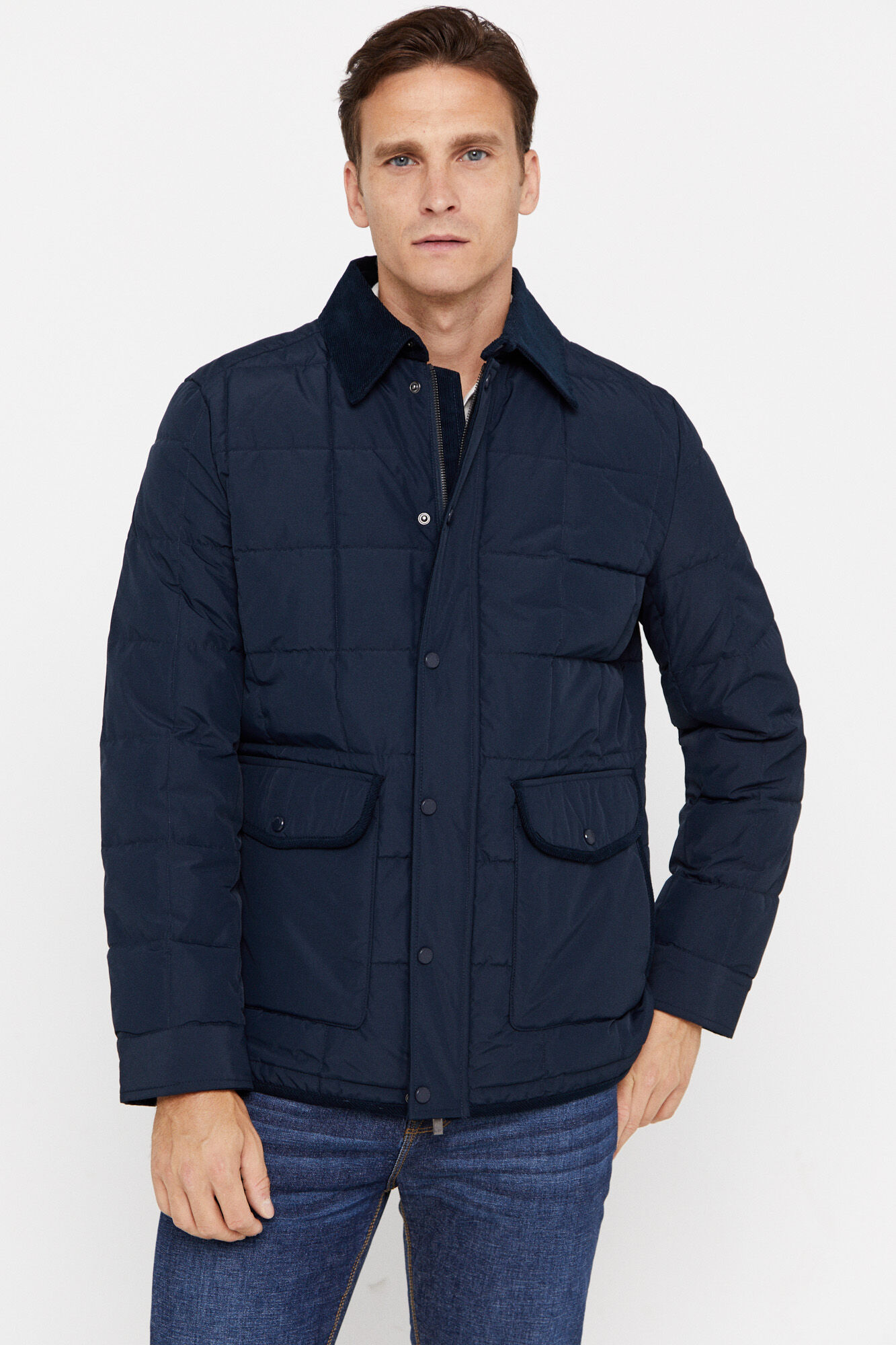 Quilted jacket Men s jackets gilets and waistcoats Cortefiel
