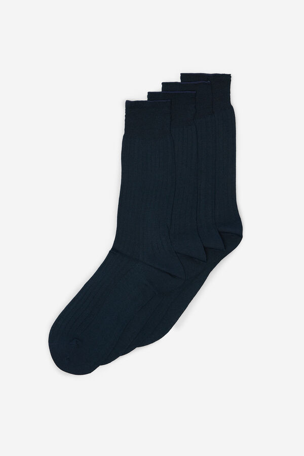 Cortefiel 2-pack socks Navy