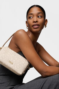 Tous Minibolso beige Kaos Mini Lines