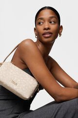 Cortefiel Minibolso beige Kaos Mini Lines Beige