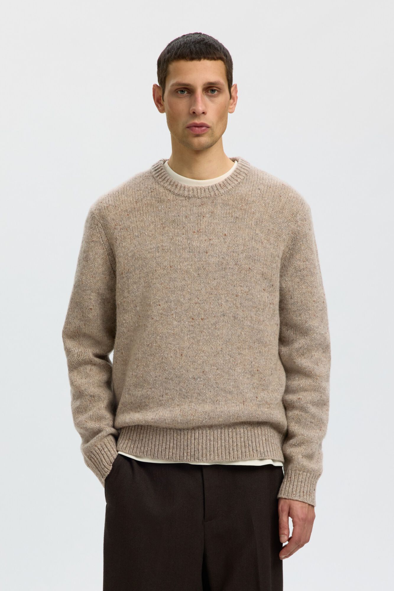 Selected Camisola de l&atilde; RWS Relaxed Fit