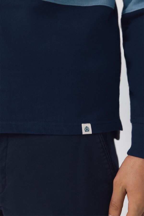 Cortefiel Rugby shirt  Navy