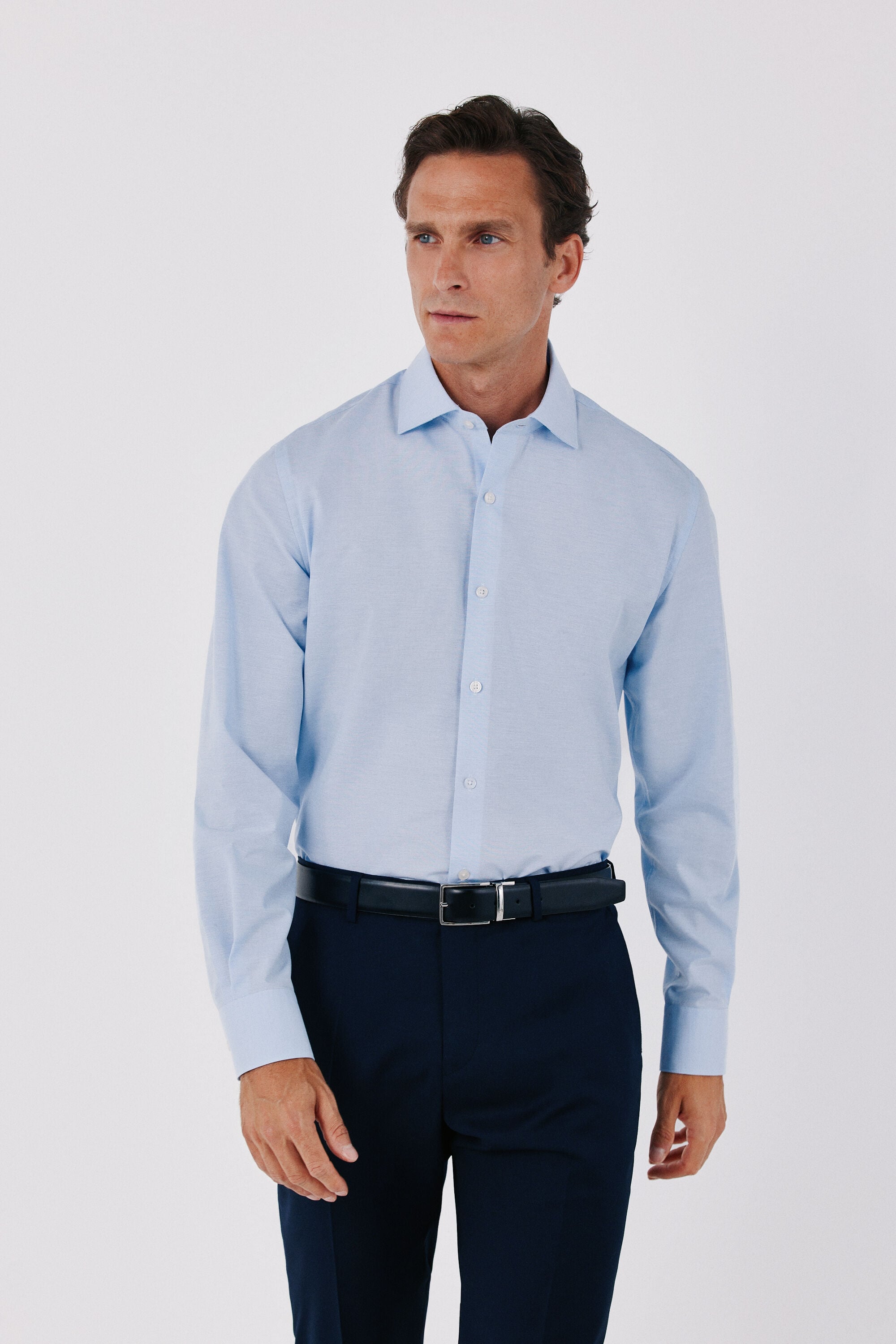 Cortefiel Slim fit Ottoman dress shirt