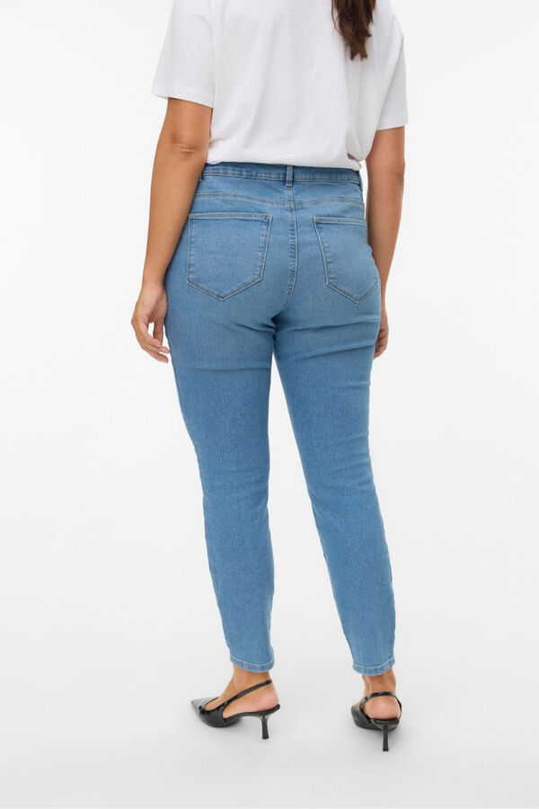 Vero Moda Curve Jeans skinny tamanho grande Azul