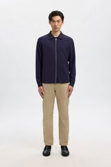 Selected Cal&ccedil;as chino para homem slim fit Tostado