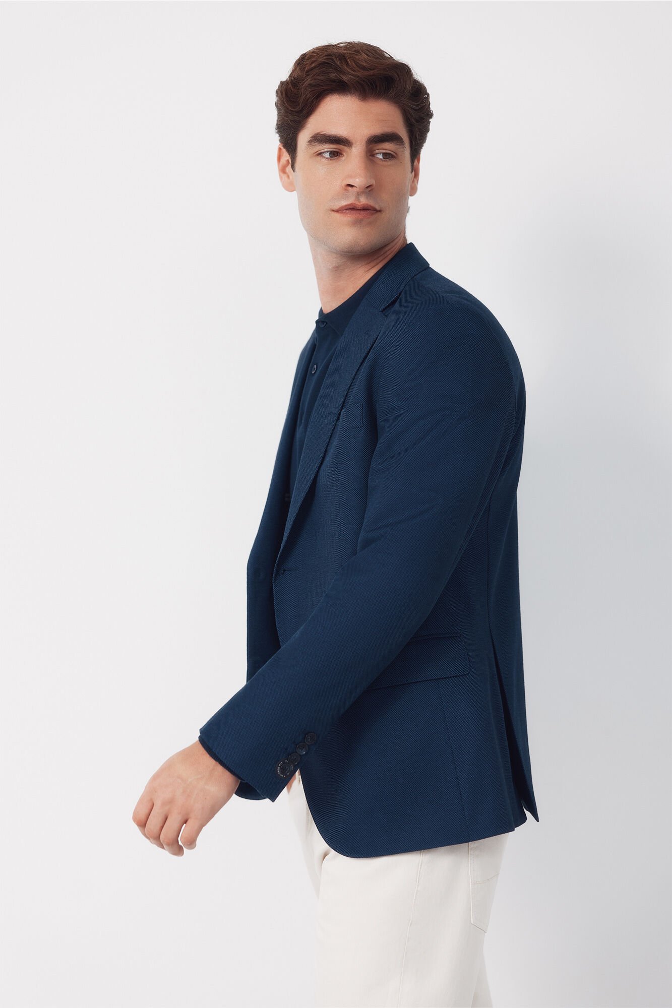 Cortefiel Jersey-knit blazer