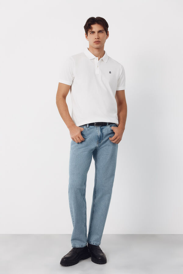 Cortefiel Straight-fit jeans Blue