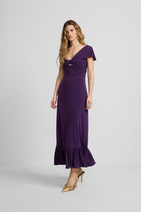 Silbon Vestido punto asimetrico