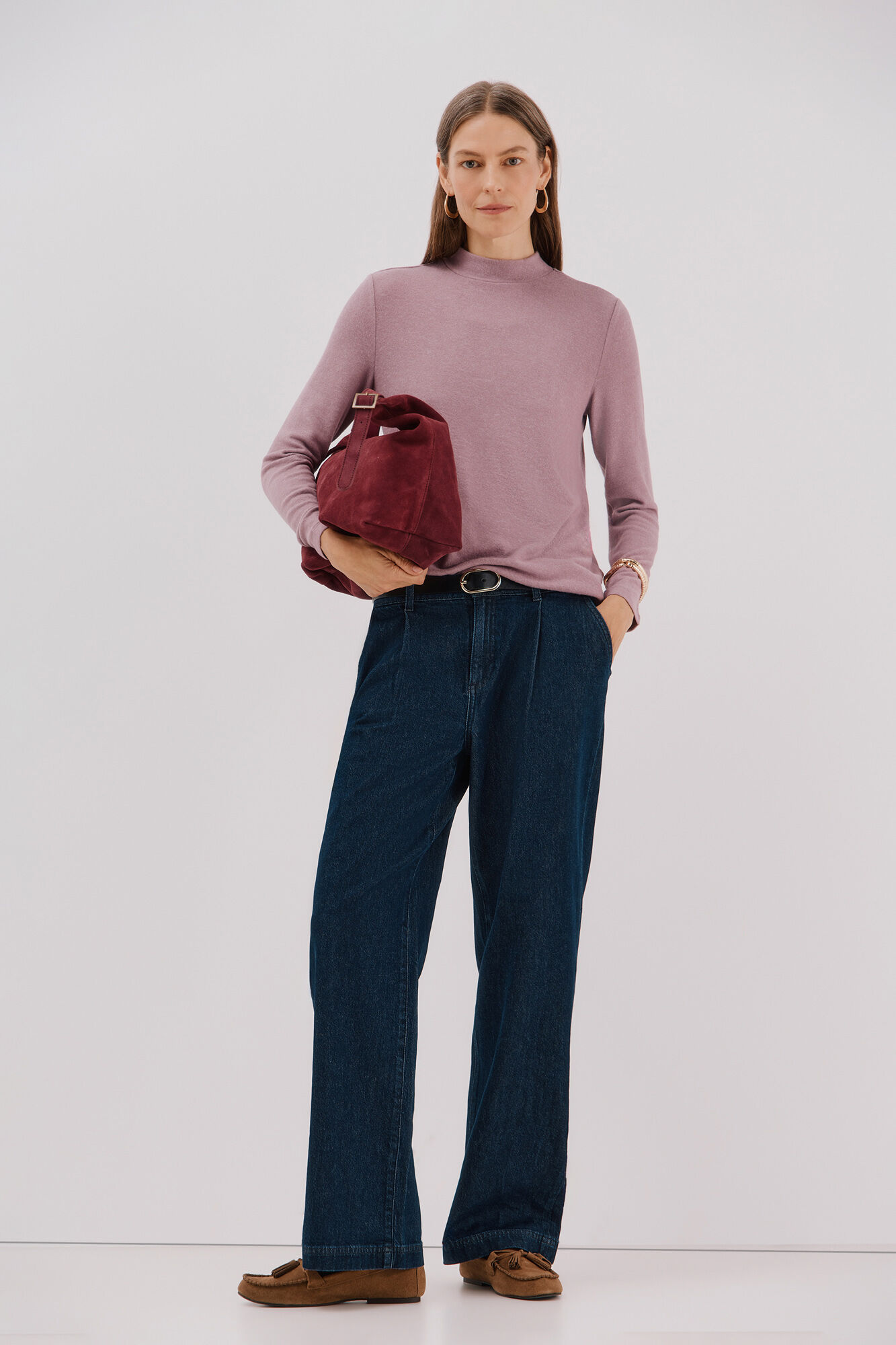 Cortefiel Basic perkins neck t-shirt