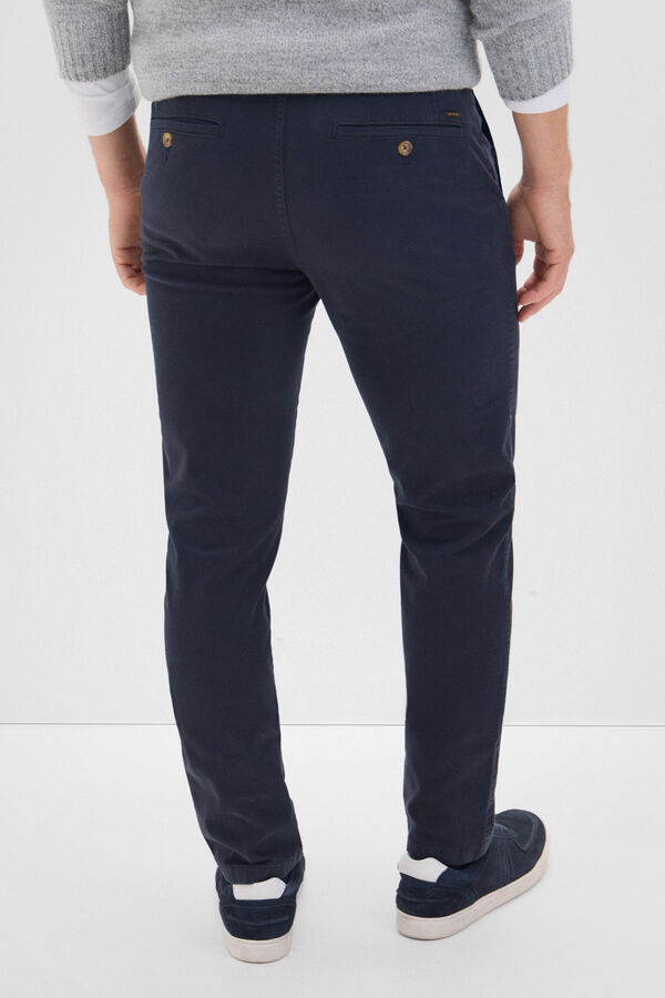 Cortefiel Slim fit chinos Navy