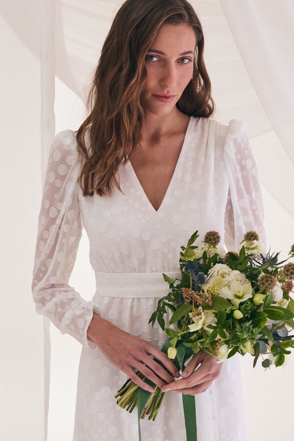 Pol&iacute;n Et Moi Amaia wedding dress White