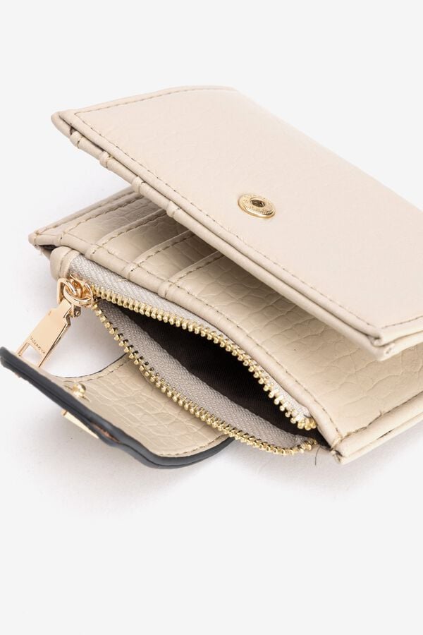 Vilanova Compact purse Beige