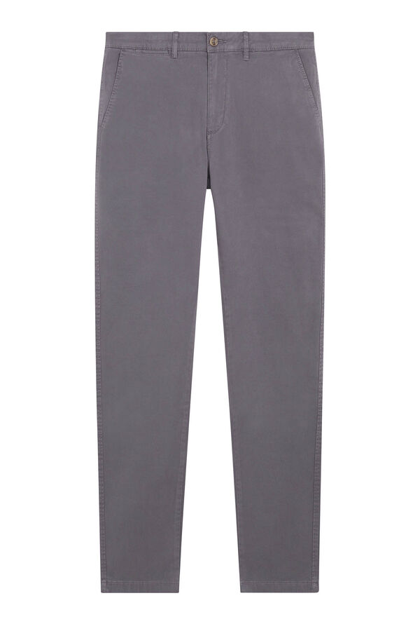 Cortefiel Slim fit chinos Grey