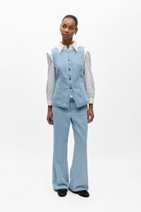 Object Chaleco denim rayas