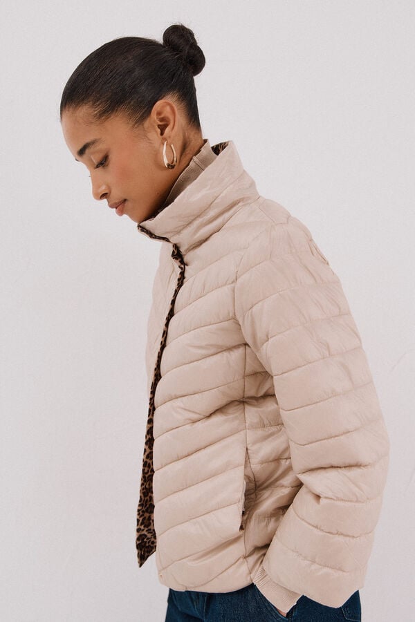 Cortefiel Reversible Thermolite® jacket Ivory