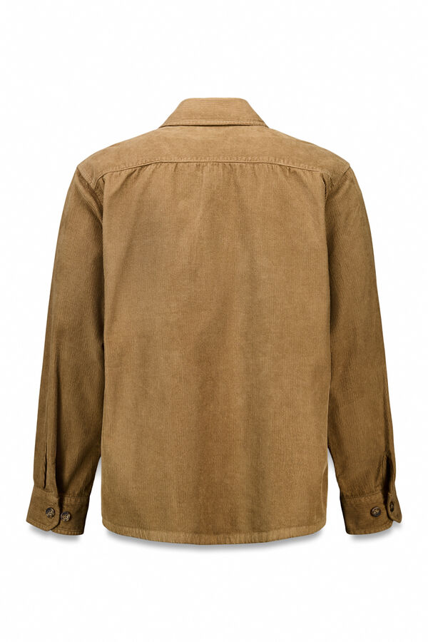 OOTO Sobrecamisa de bombazina Tostado