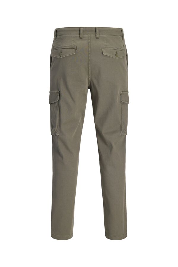 Jack & Jones TENCEL&trade; cargo trousers Kaki