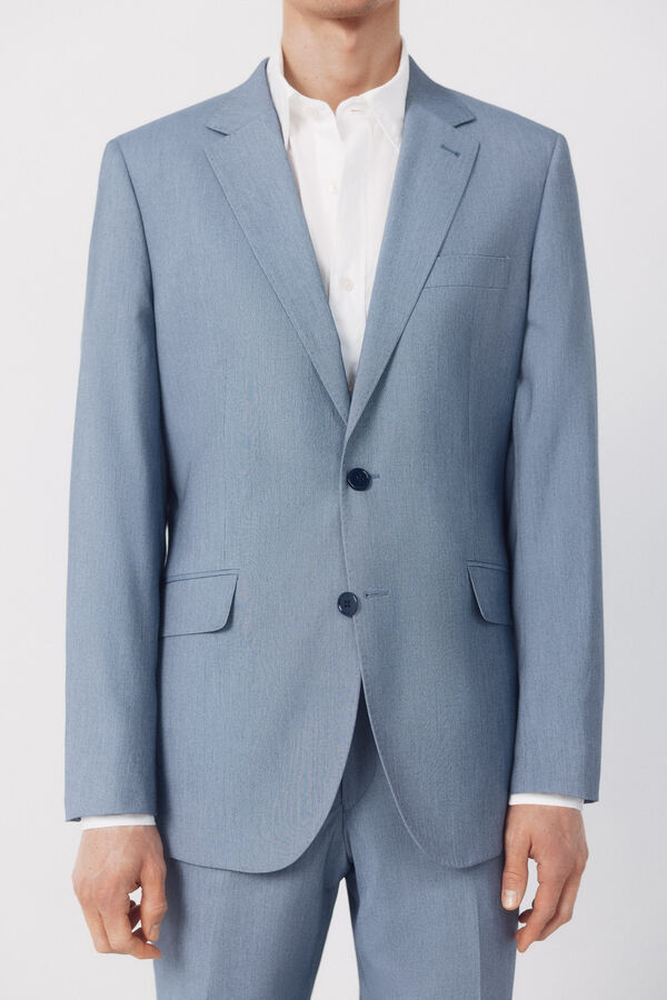 Cortefiel Blazer serrated blueXXI Serie Blue