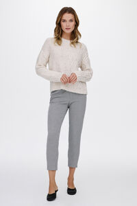 Vila Calças elegantes slim fit