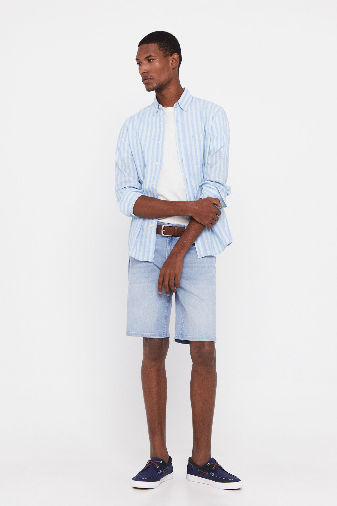 Bermuda vaquera clara Men s Bermuda shorts Cortefiel
