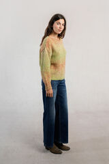Molly Bracken Camisola tie dye de manga comprida Multicolorido