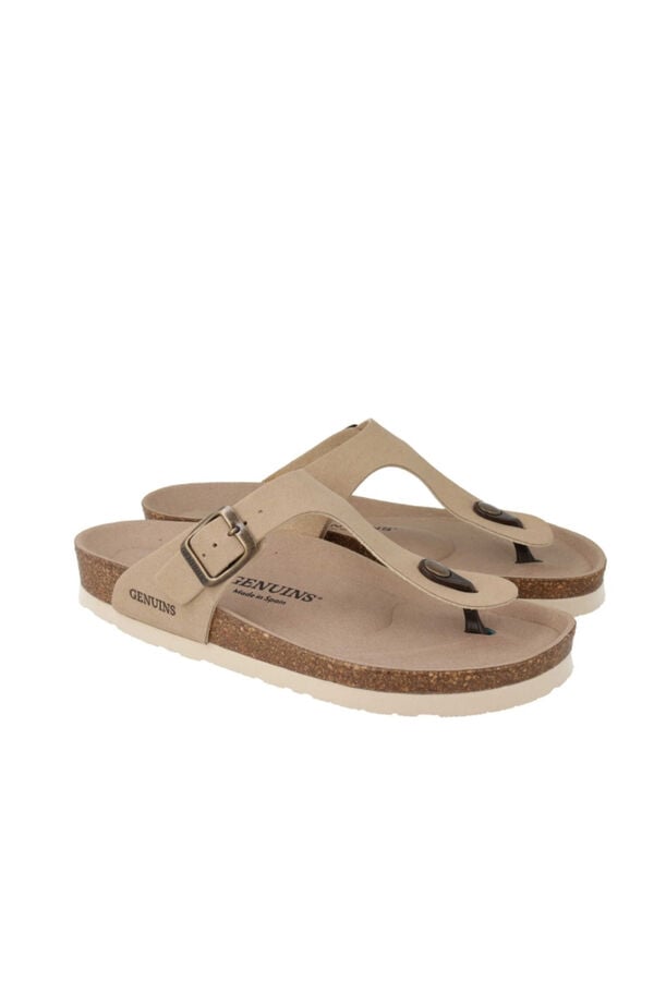 Genuins Sand&aacute;lia bio Castanho