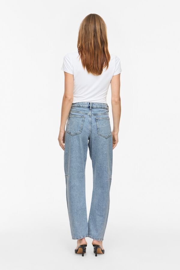 Vila Jeans barrel fit Azul
