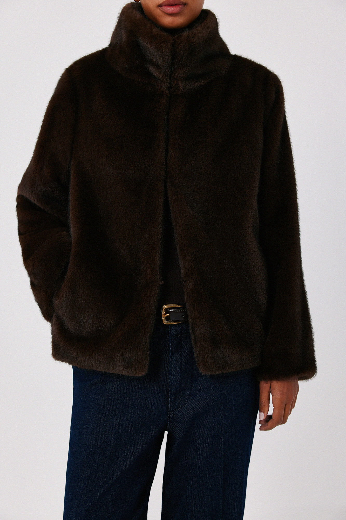 Cortefiel Faux fur jacket