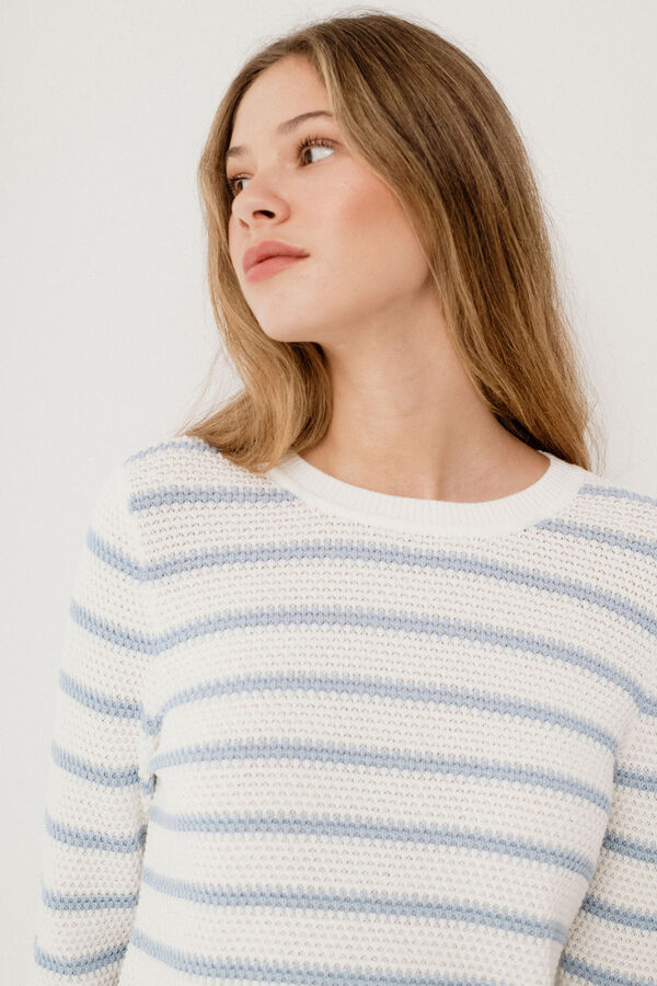 Vila Organic cotton jumper Branco