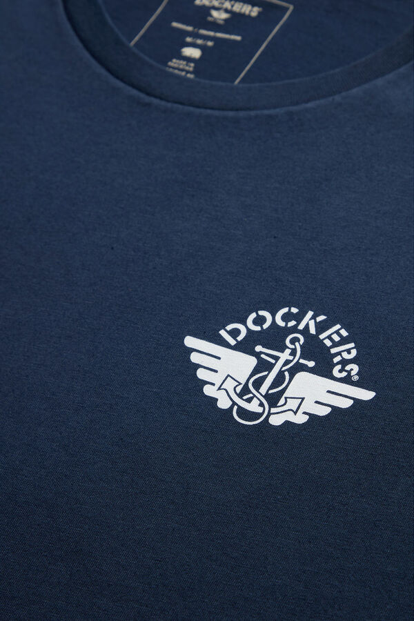 Dockers Printed regular fit T-shirt Blue