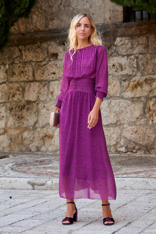 Polín Et Moi Long eggplant dress Purple