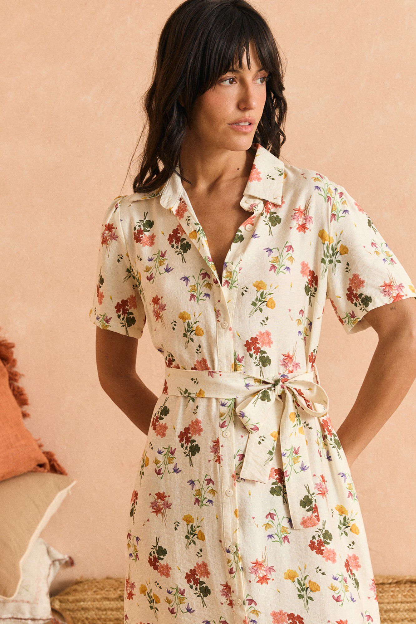 Pol&iacute;n Et Moi Vestido midi Cintia