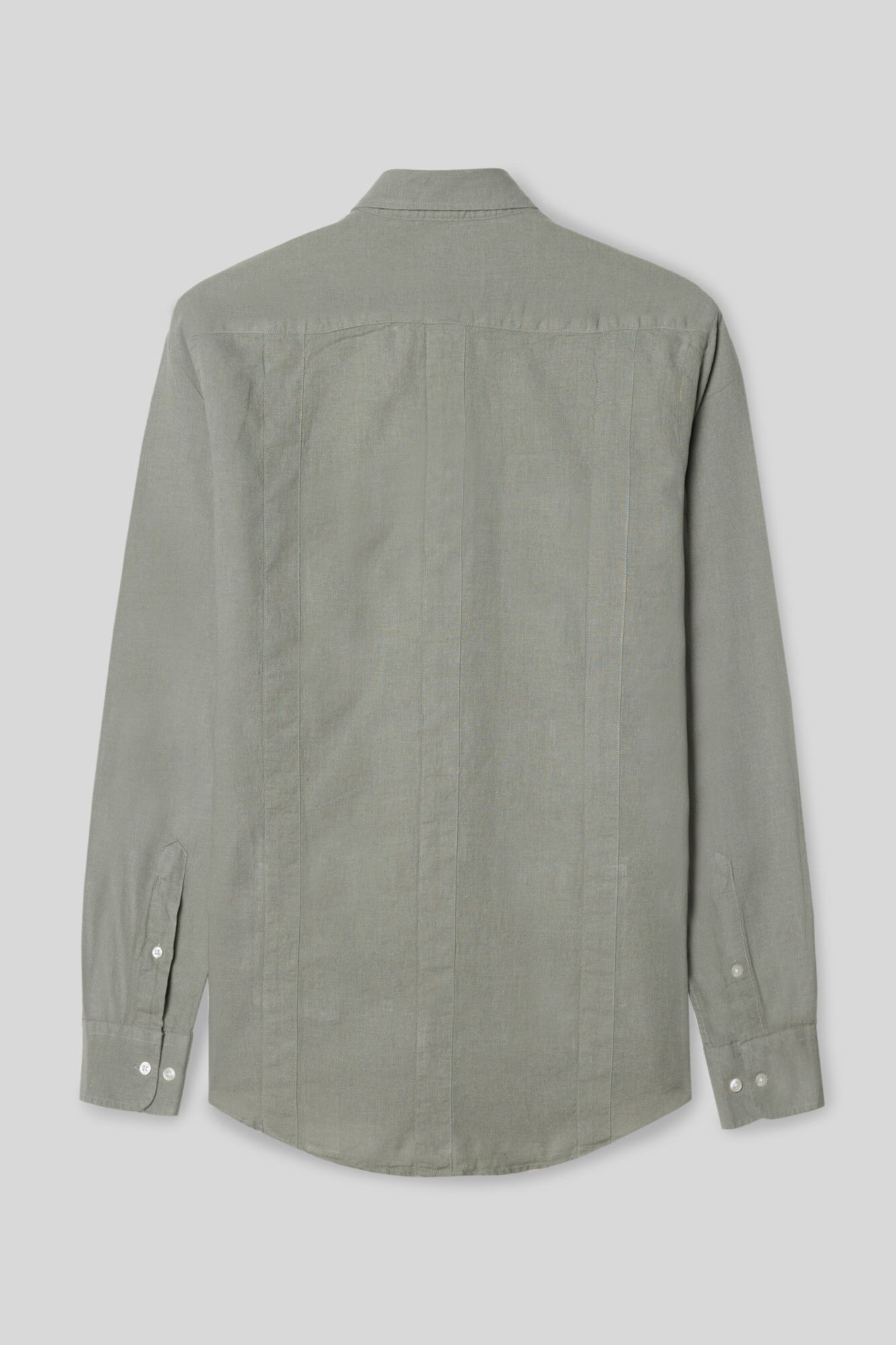 Guayabera sport ligera dye verde claro Camisas de hombre Cortefiel
