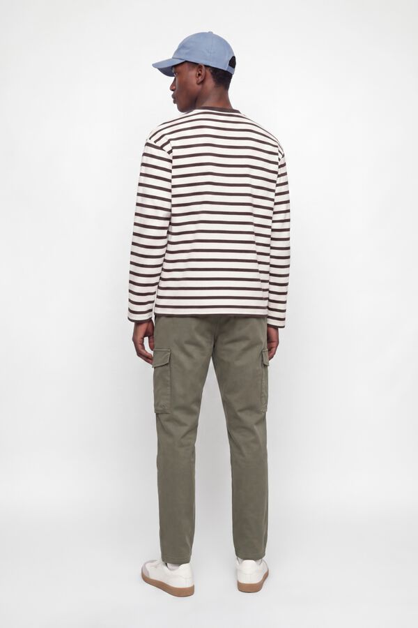 Jack & Jones TENCEL&trade; cargo trousers Kaki