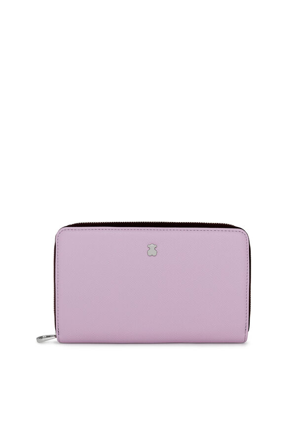 New Dubai Saffiano mauve wallet | Women\'s accessories | Cortefiel
