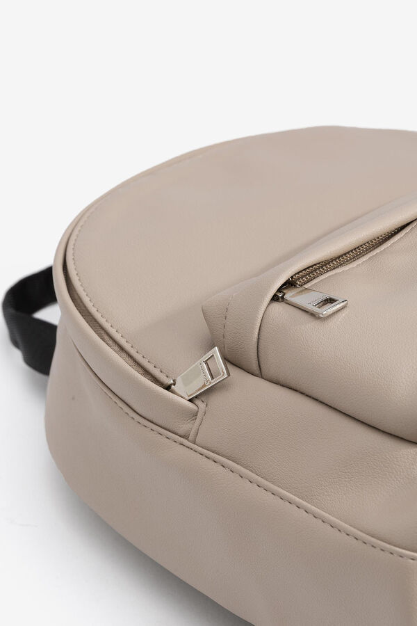 Vilanova Mochila de pele sint&eacute;tico Tostado