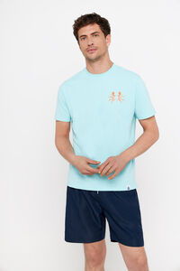 Cortefiel Crab graphic t-shirt